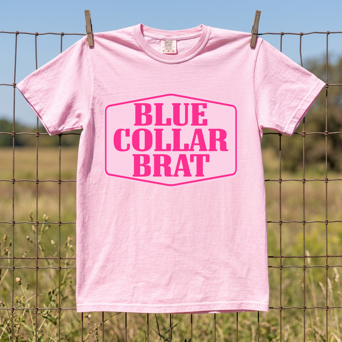 Blue Collar Brat COMFORT COLORS TEE