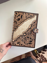 Load image into Gallery viewer, Tooled Leather Bible Cover (Style 3)
