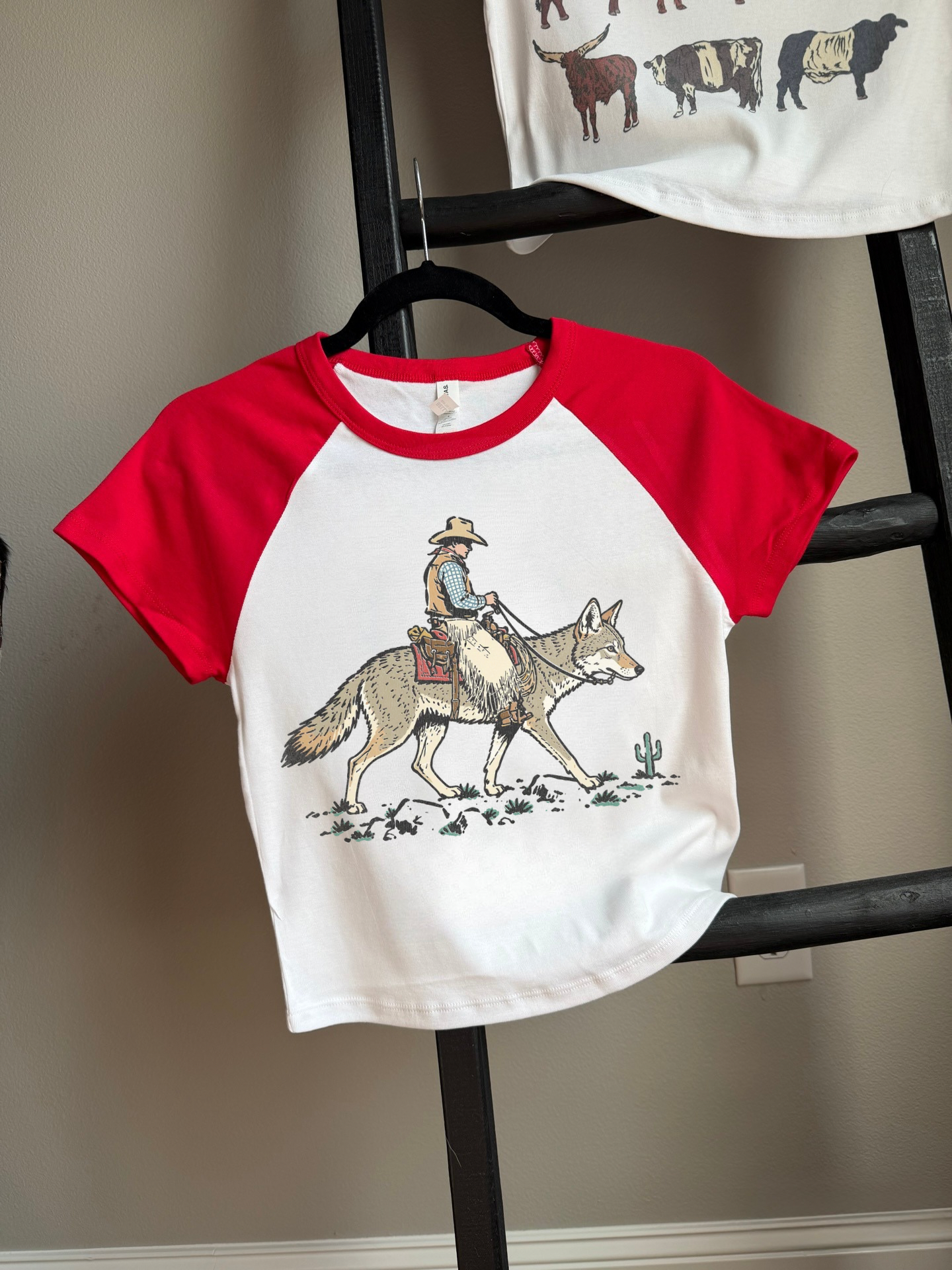 Coyote Cowboy Baby Tee