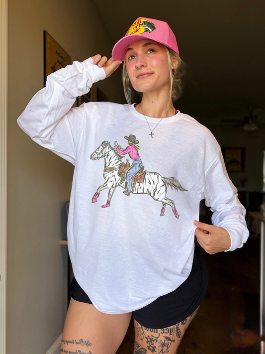 Cowgirl Chaos Long Sleeve Tee
