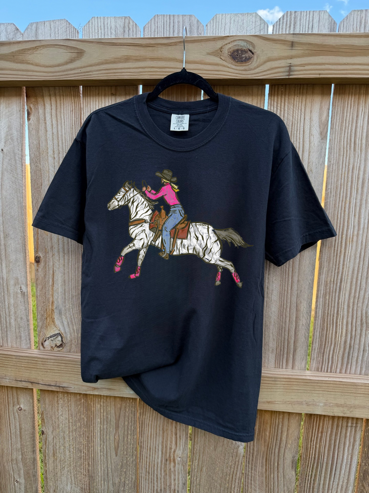 Cowgirl Chaos COMFORT COLORS TEE