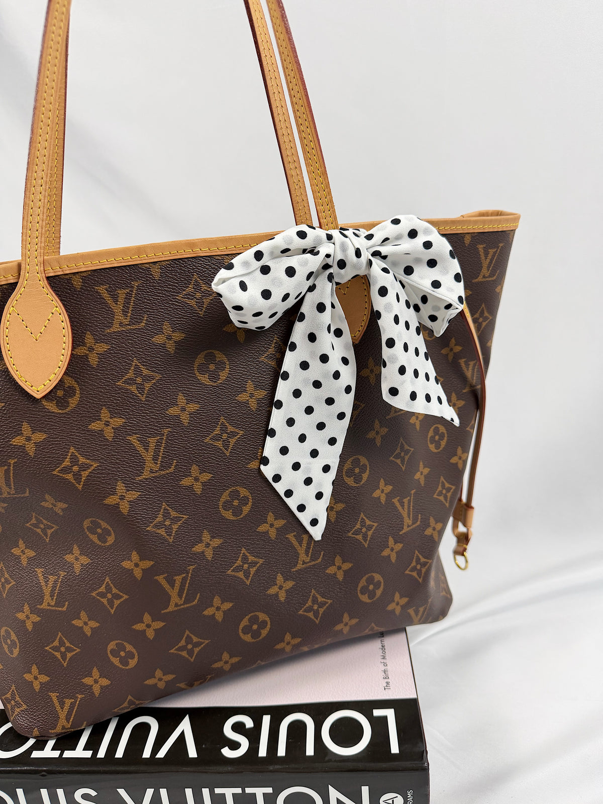 Polka Dot Twilly (White)