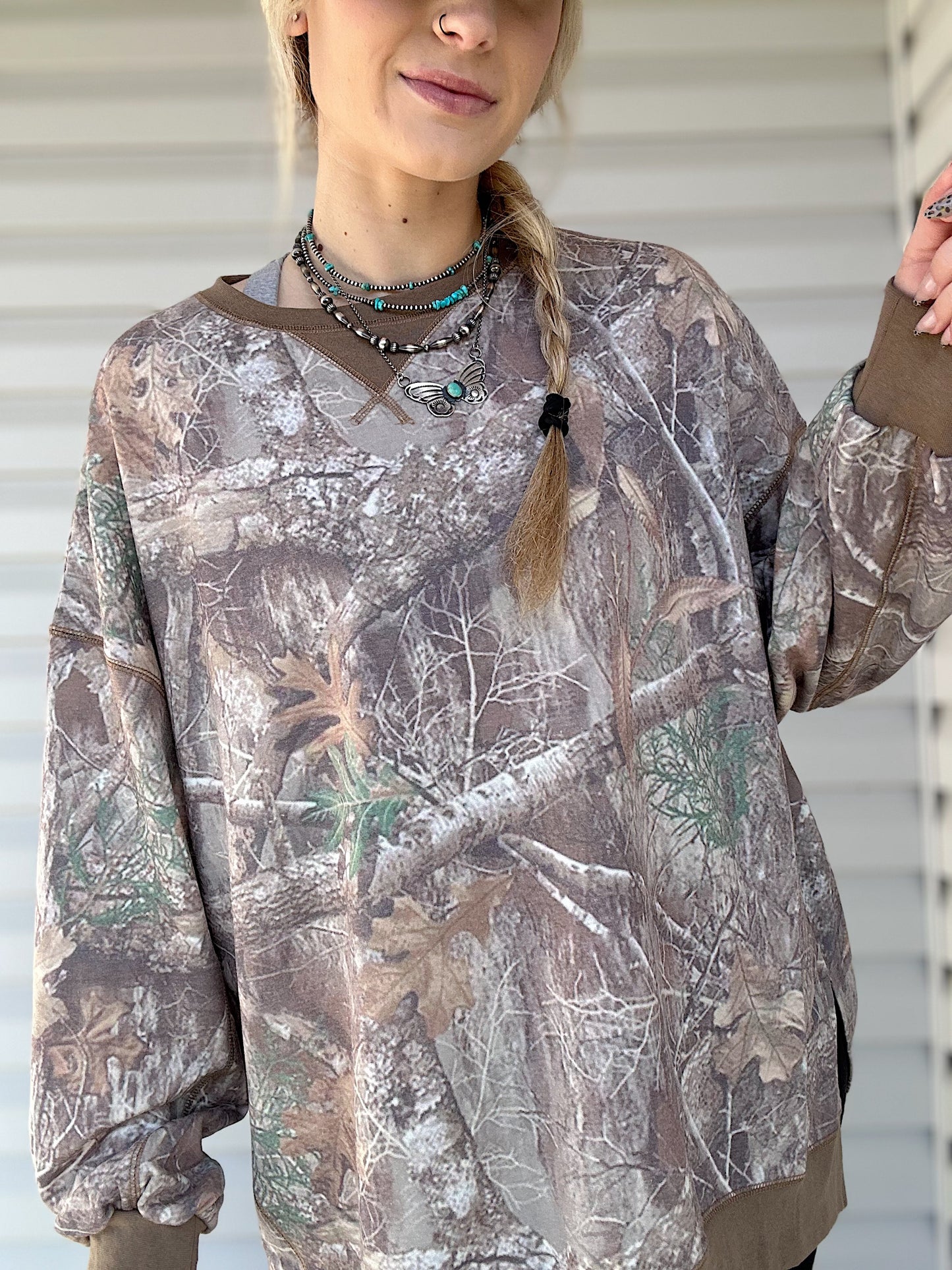 The Vintage Camo Top