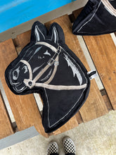 Load image into Gallery viewer, Show Pony Pillow (Black)
