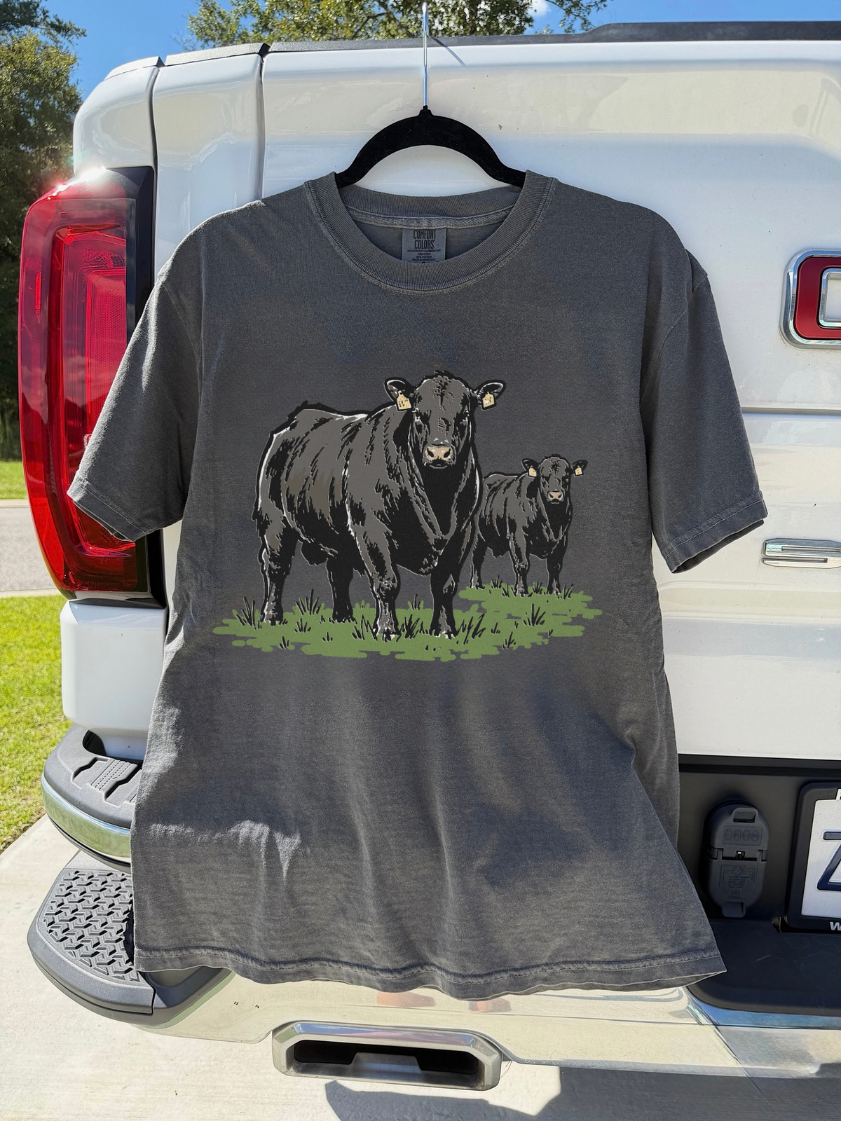 Angus Cow COMFORT COLORS TEE