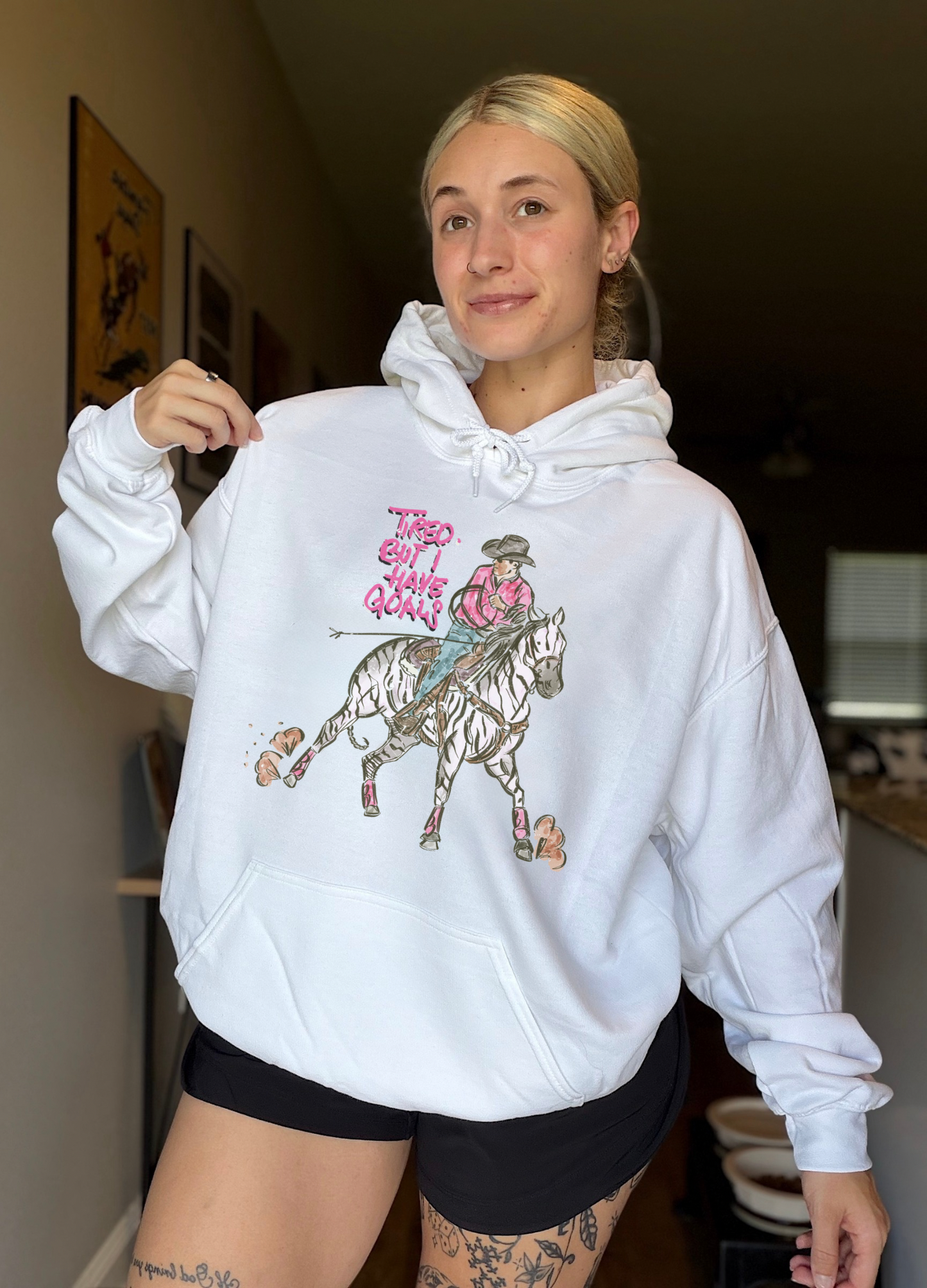 Tired But I Have Goals Hoodie
