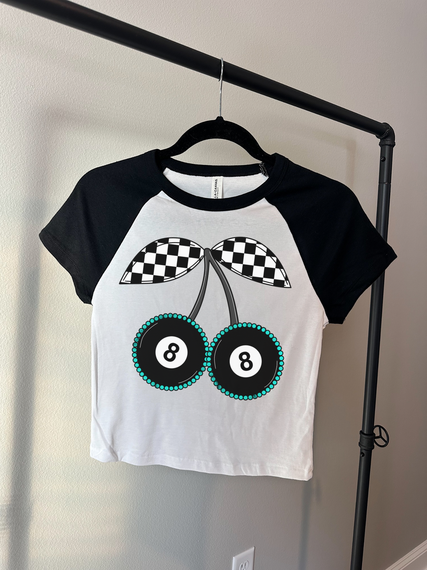 8 Ball Cherry Baby Tee