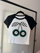 Load image into Gallery viewer, 8 Ball Cherry Baby Tee
