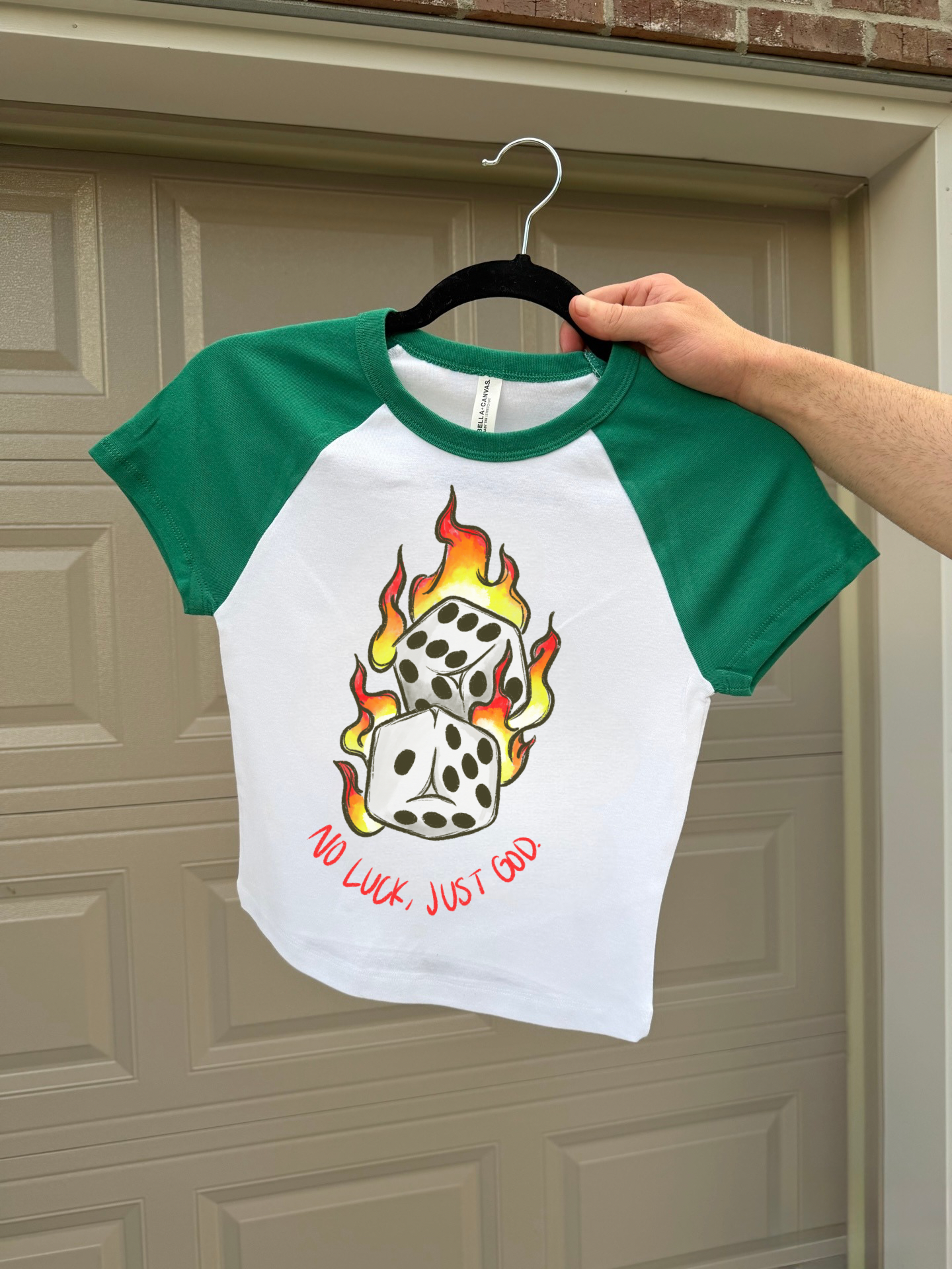 No Luck, Just God Baby Tee
