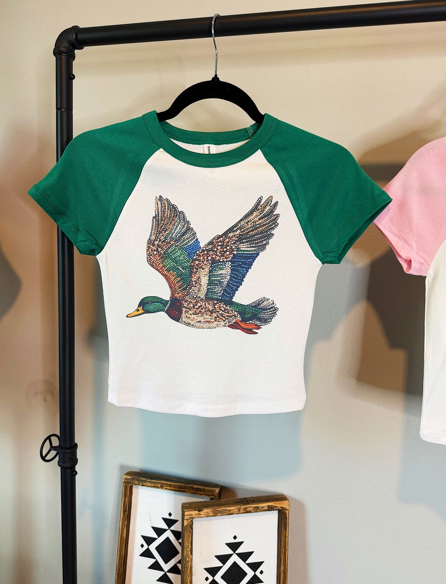 Rhinestone Mallard Baby Tee