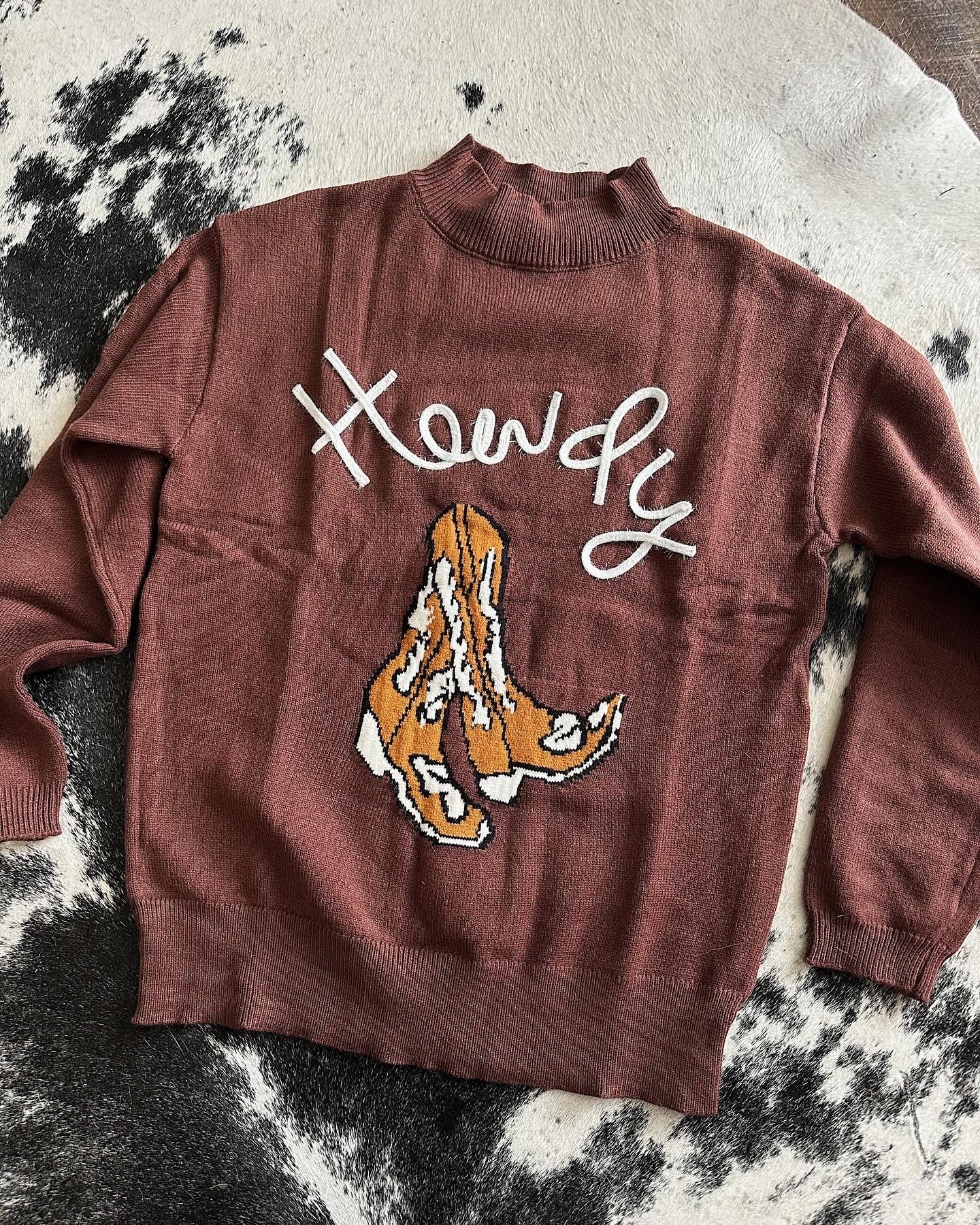 Howdy Sweater