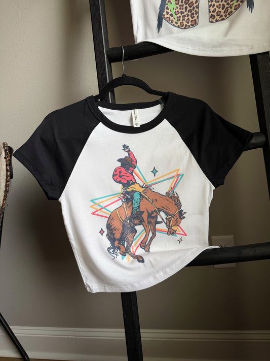 Retro Cowboy Baby Tee