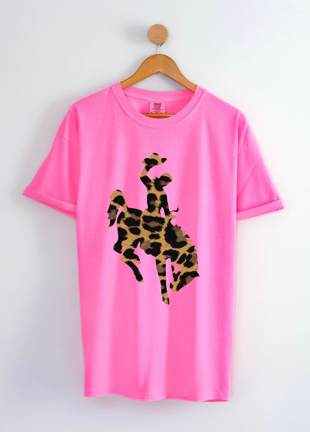 Leopard Cowboy COMFORT COLORS TEE