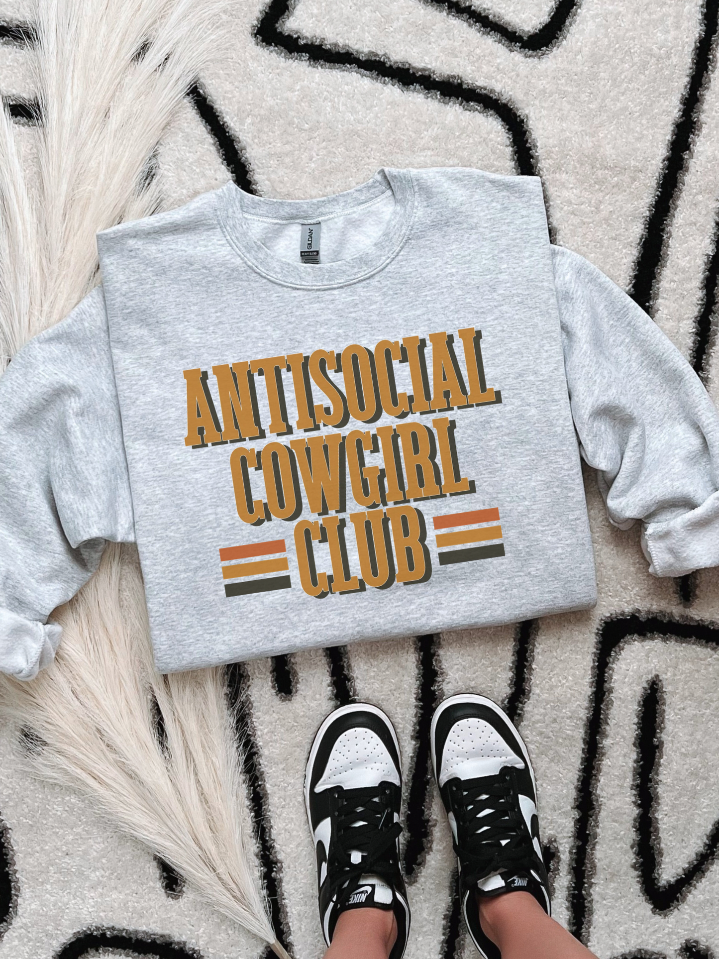 Antisocial Cowgirl Club TEE or CREWNECK