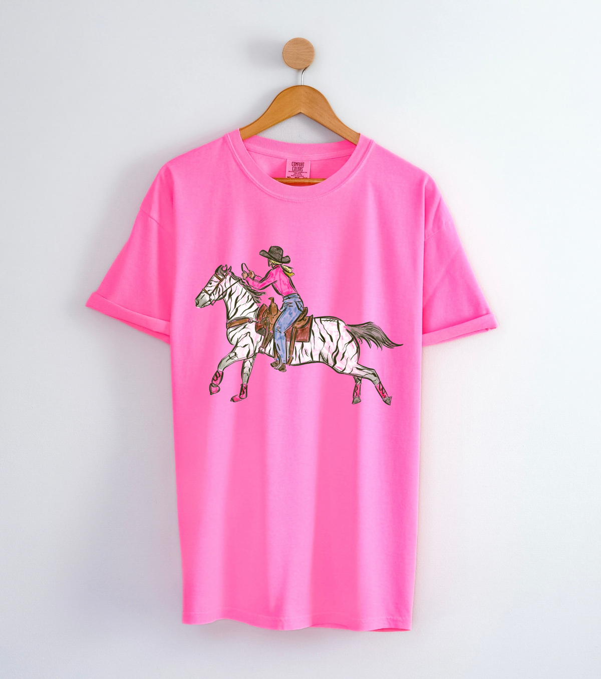Cowgirl Chaos COMFORT COLORS TEE