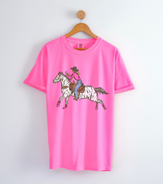 Cowgirl Chaos COMFORT COLORS TEE