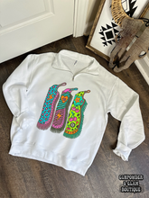 Load image into Gallery viewer, Cowgirl Chaps Quarter Zip
