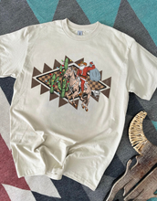 Load image into Gallery viewer, Aztec Santa Tee or Crewneck
