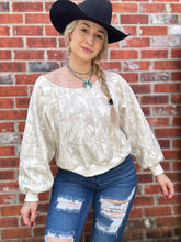 Load image into Gallery viewer, Camo Off The Shoulder Crew
