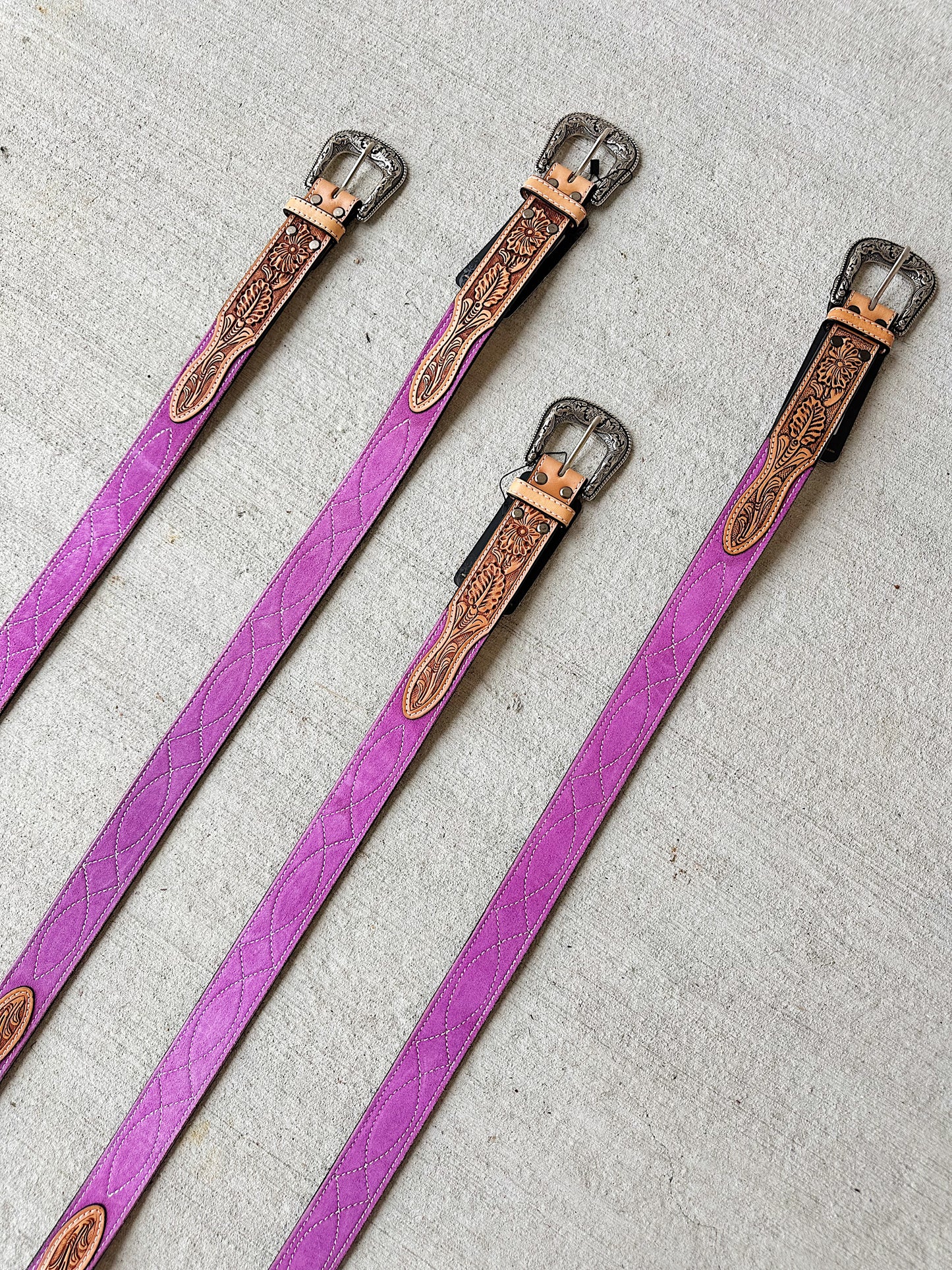 The Suede Belt (Pink)