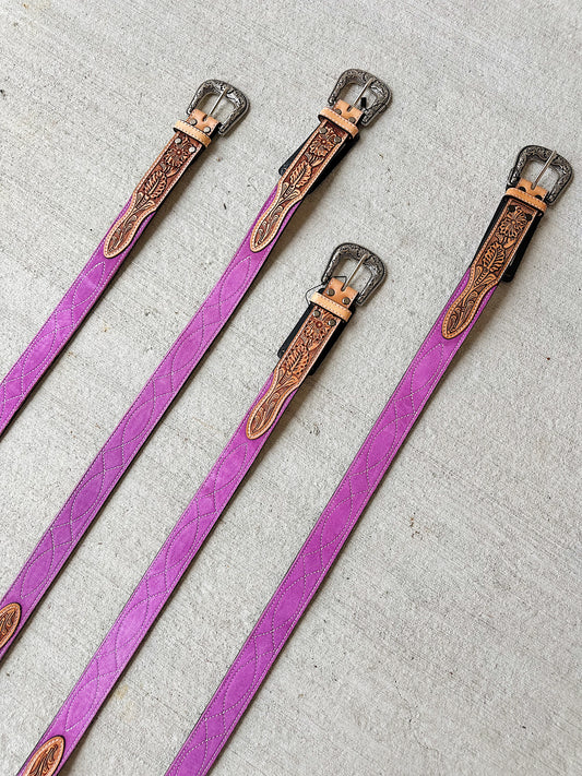 The Suede Belt (Pink)