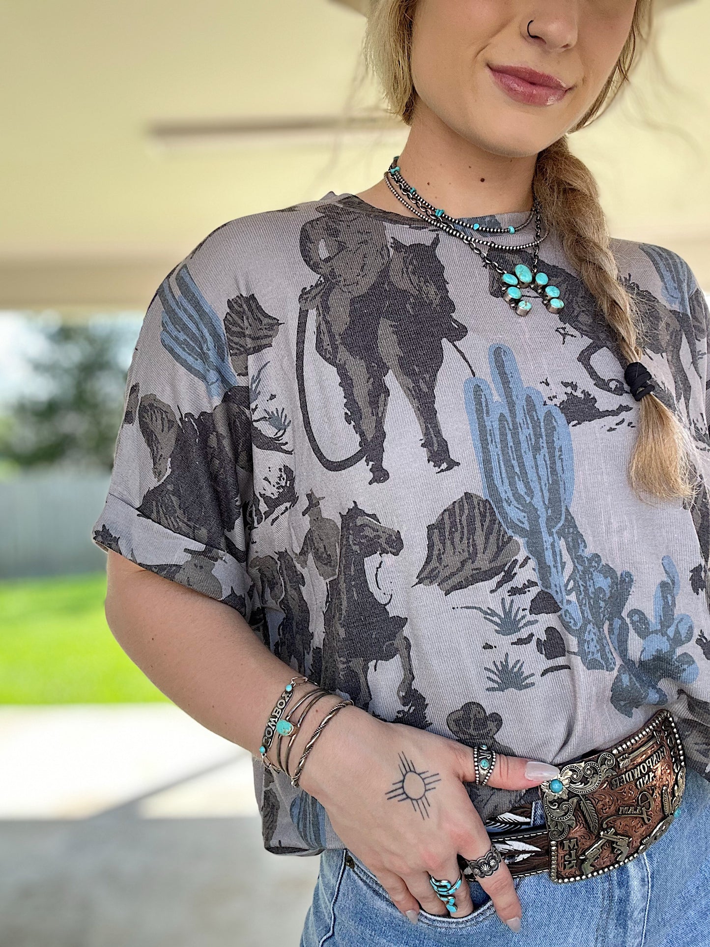 The Dusty Cactus Oversized Top
