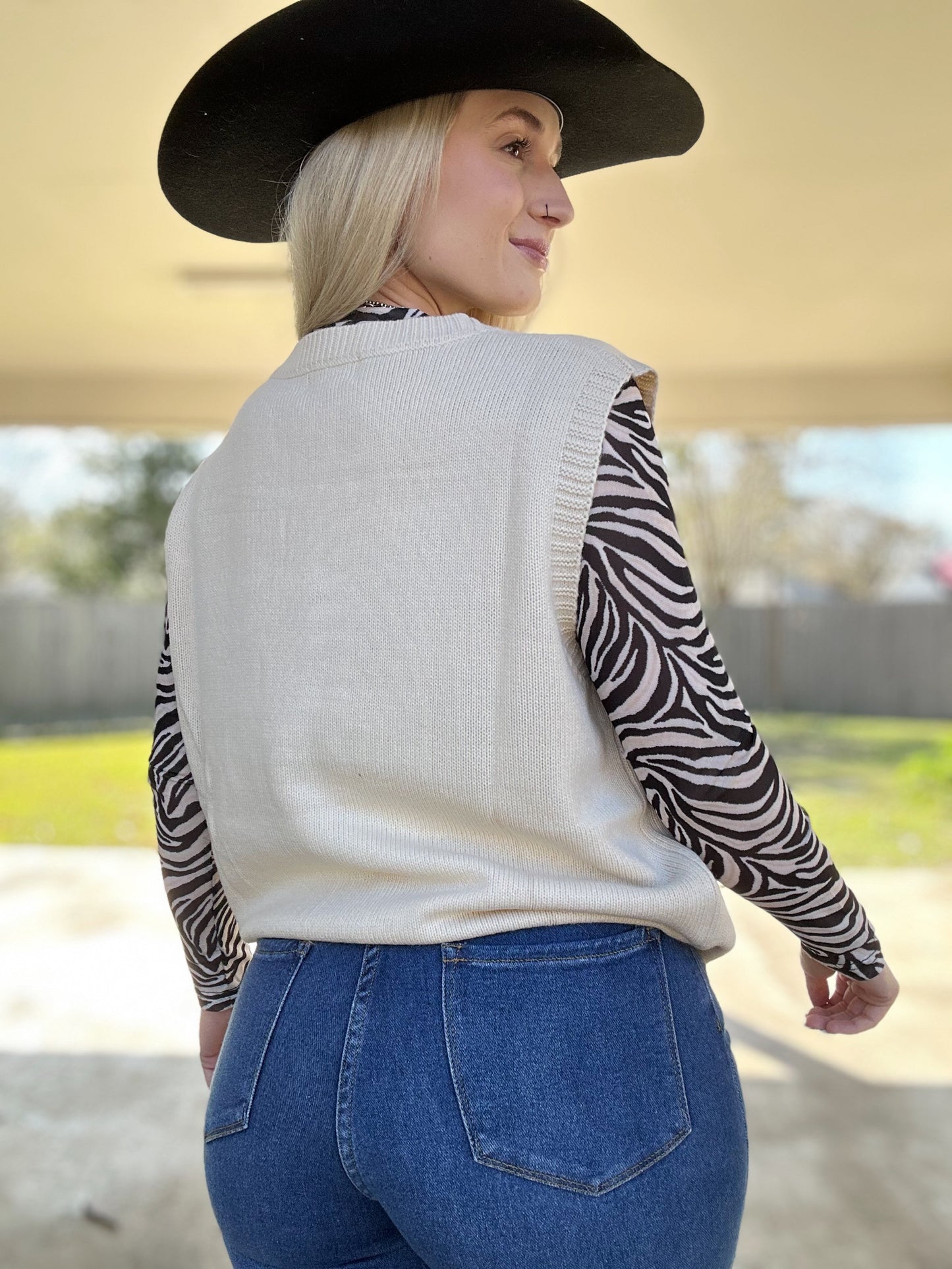 The Stay Lucky Sweater Vest