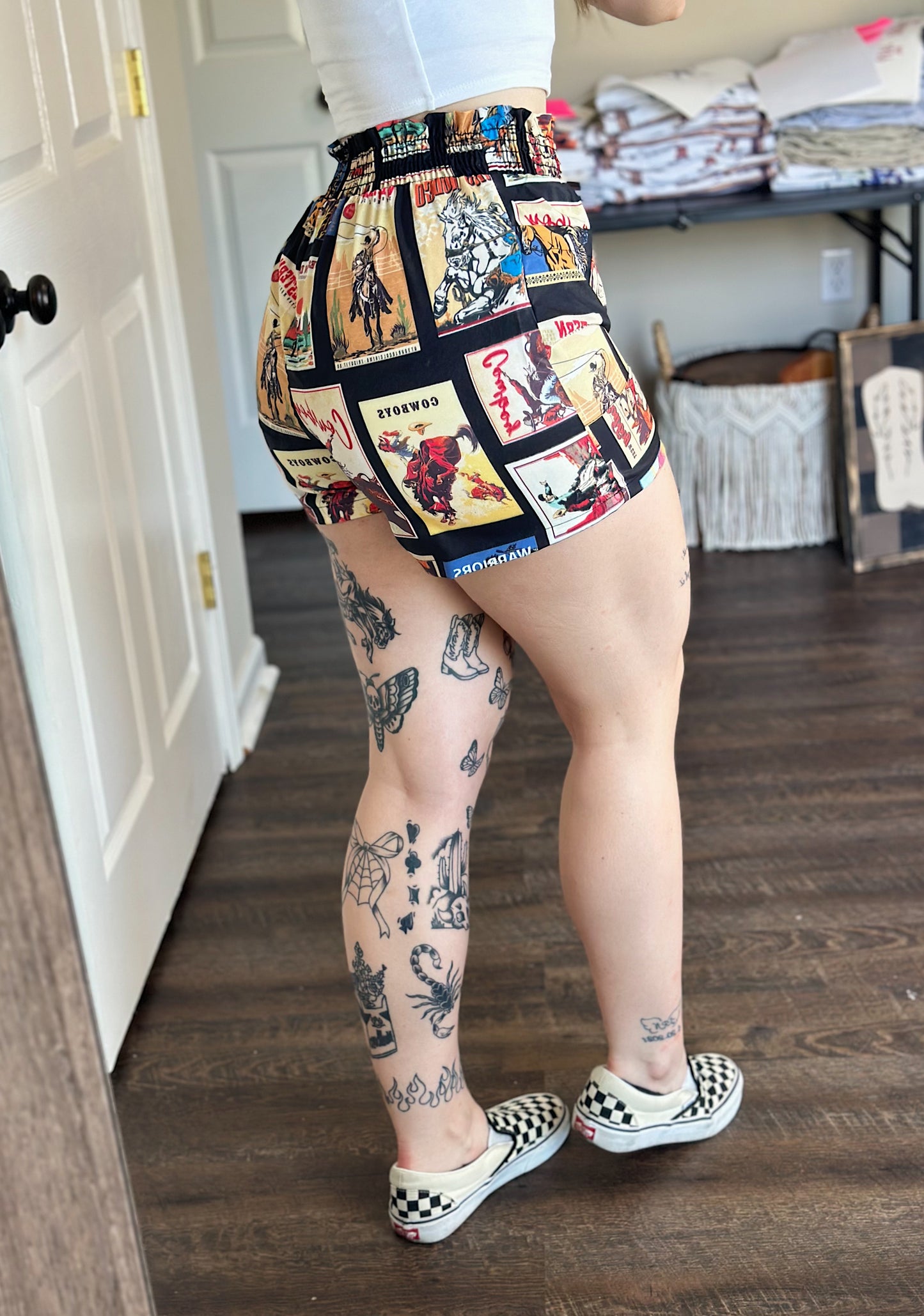 Vintage Rodeo Poster Shorts