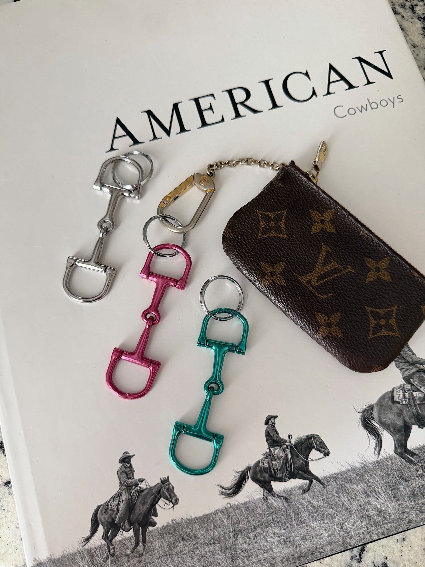 Snaffle Bit Keychain (3 colors)