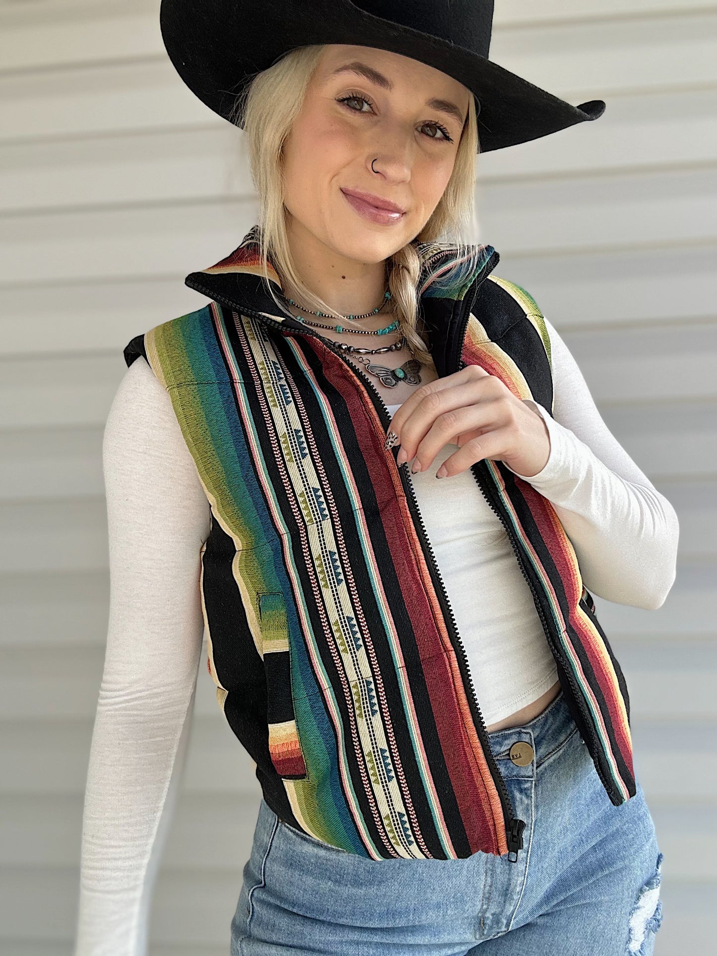 The Serape Puffer Vest