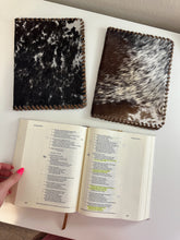 Load image into Gallery viewer, Cowhide Bible / Book Cover
