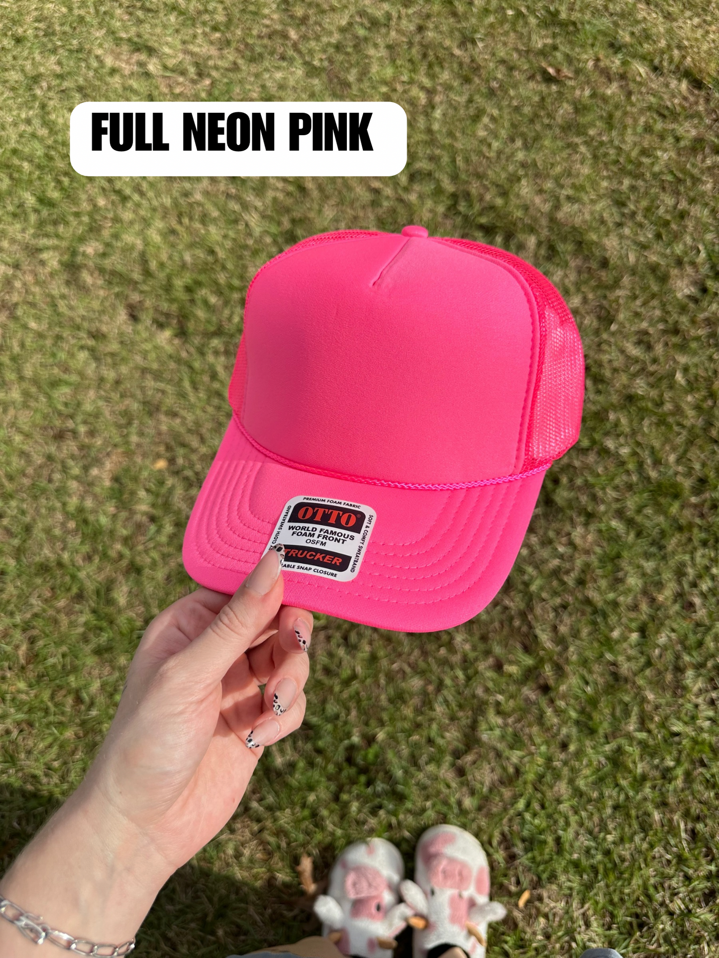 Boot Stitch Trucker Hat (Multiple Color Options)