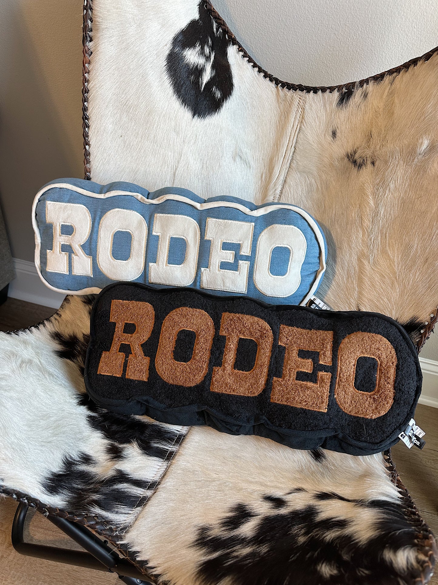 Rodeo Throw Pillow (Denim)