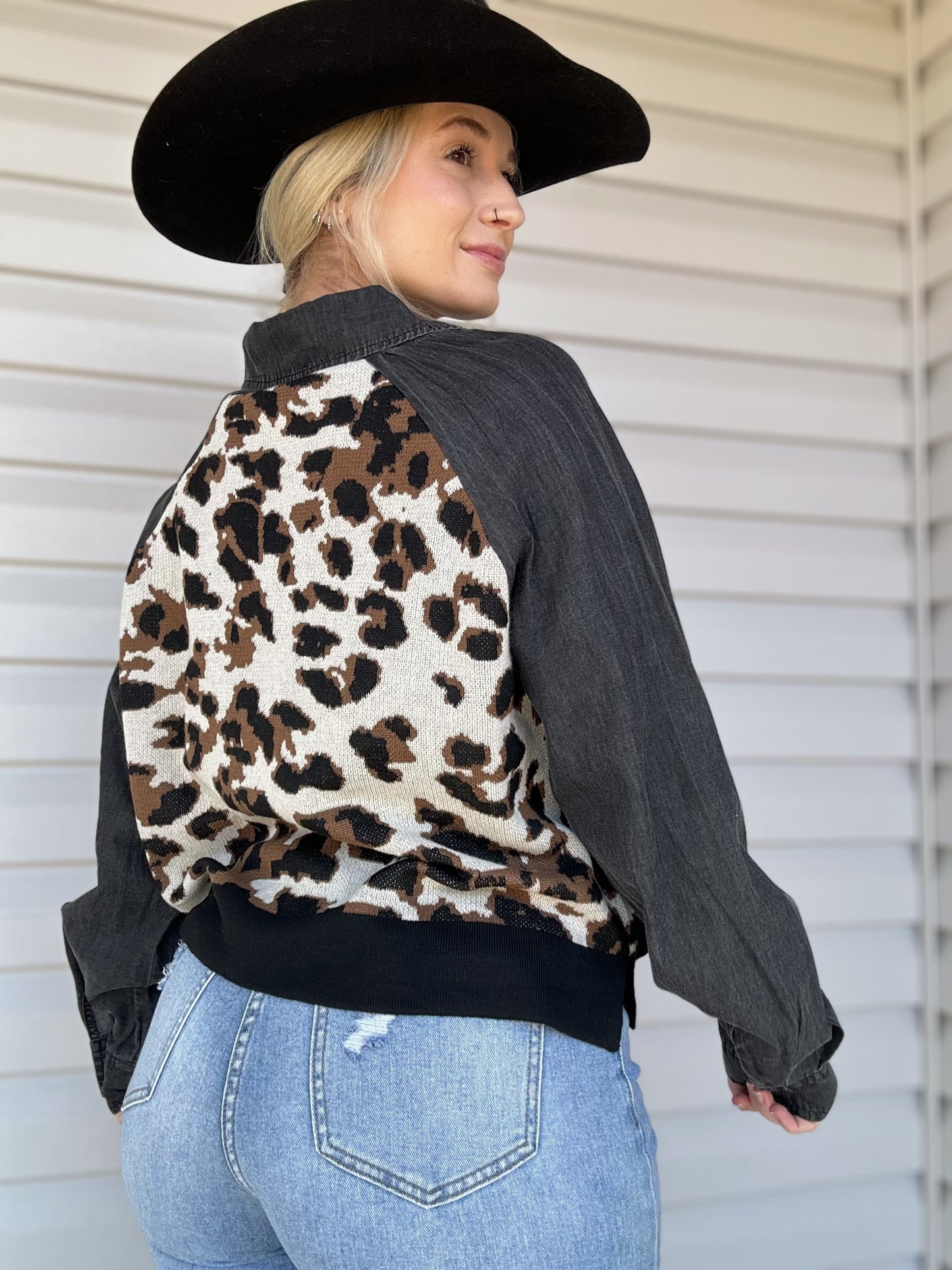 The Doubleshift Top (Leopard)