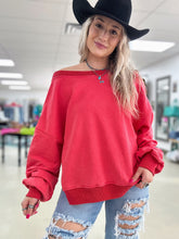 Load image into Gallery viewer, The Shiloh Reversible Crew (Red)
