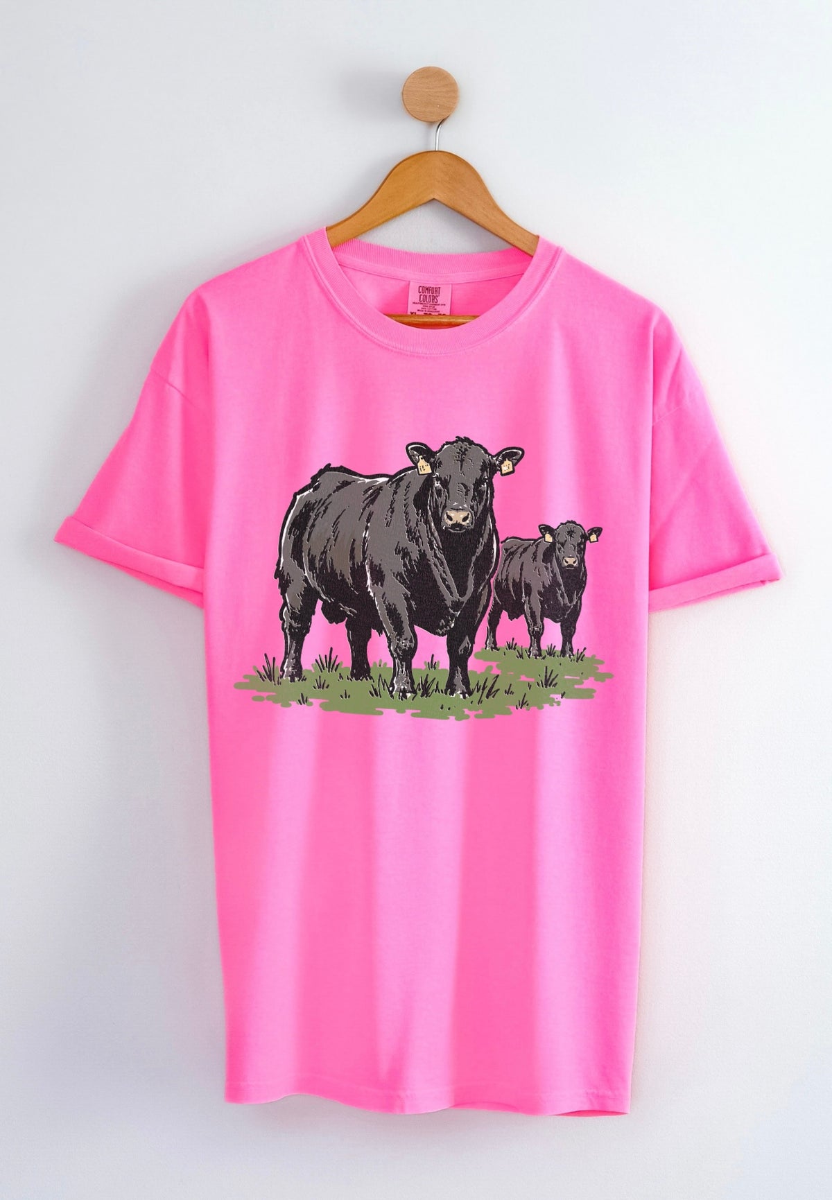 Angus Cow COMFORT COLORS TEE