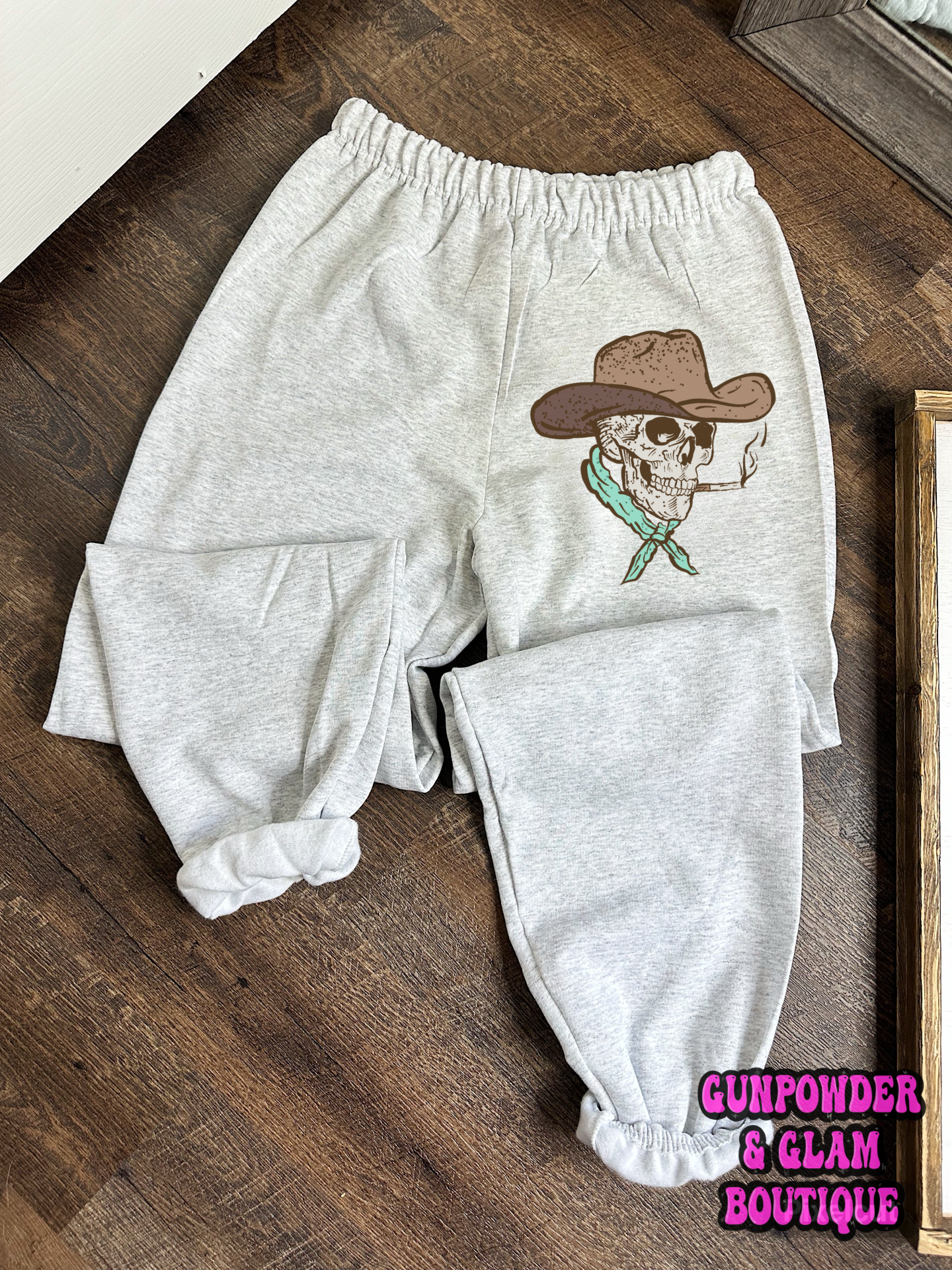 Cowboy Skeleton Joggers