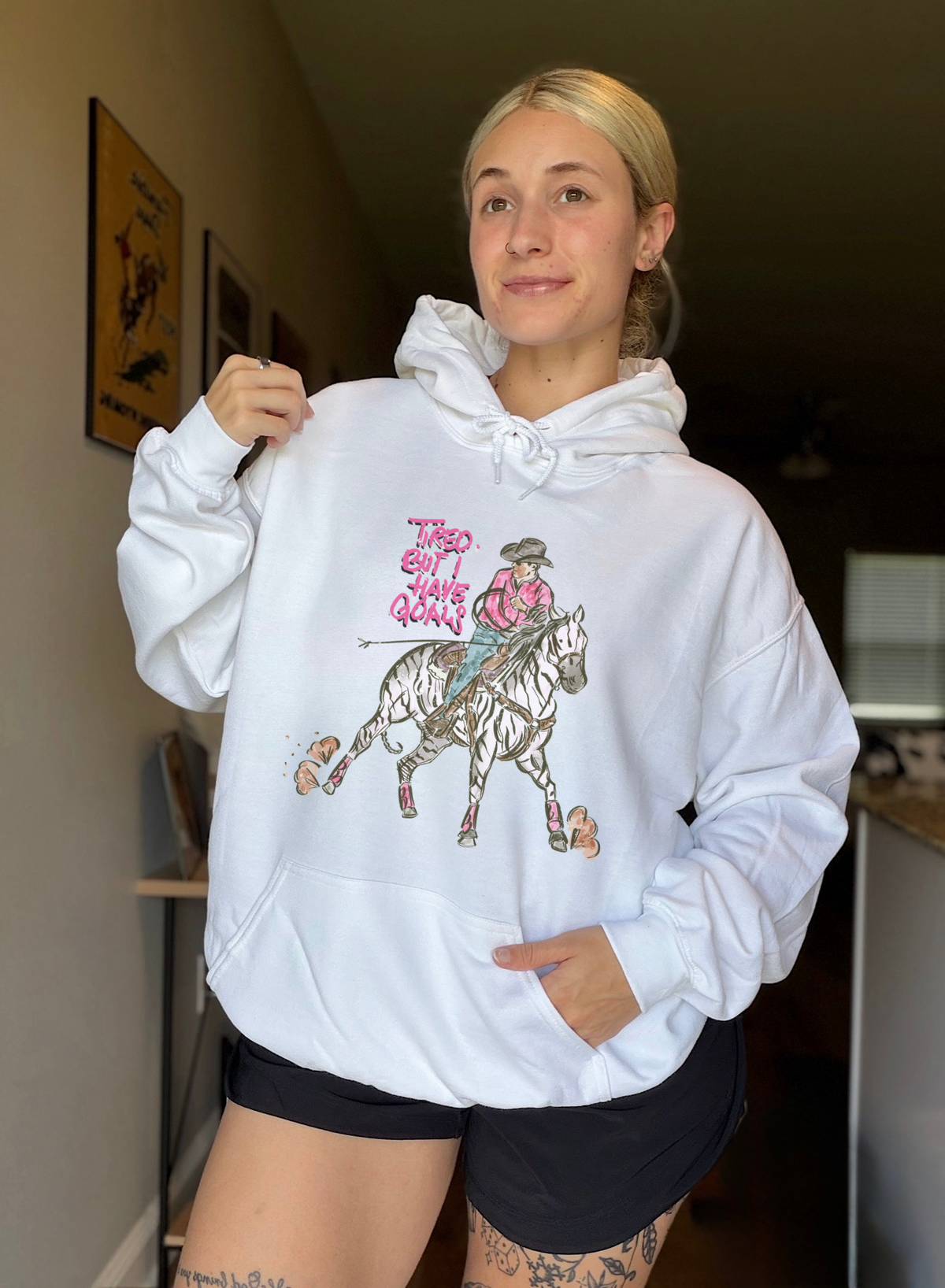 Tired But I Have Goals Hoodie