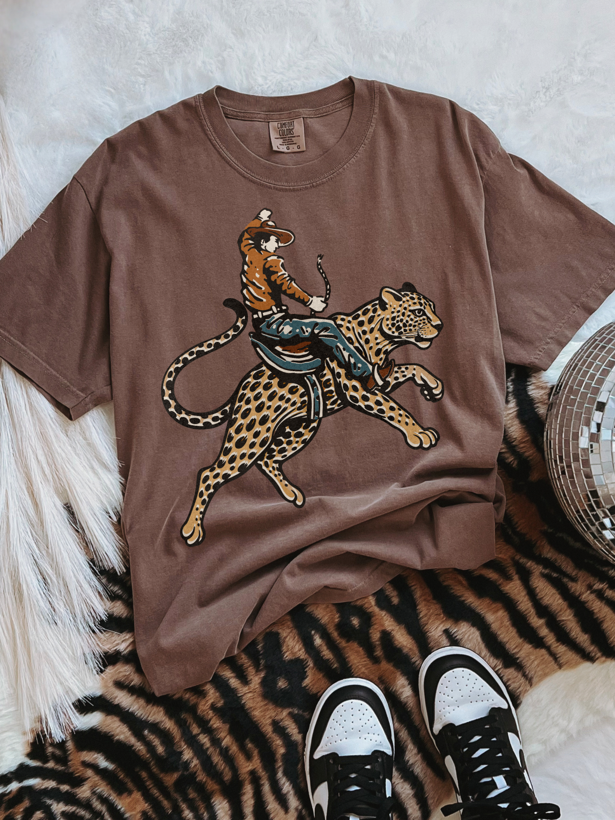 Cowboy Jaguar COMFORT COLORS TEE