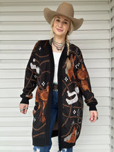 Load image into Gallery viewer, Spurs &amp; Saddles Cardigan

