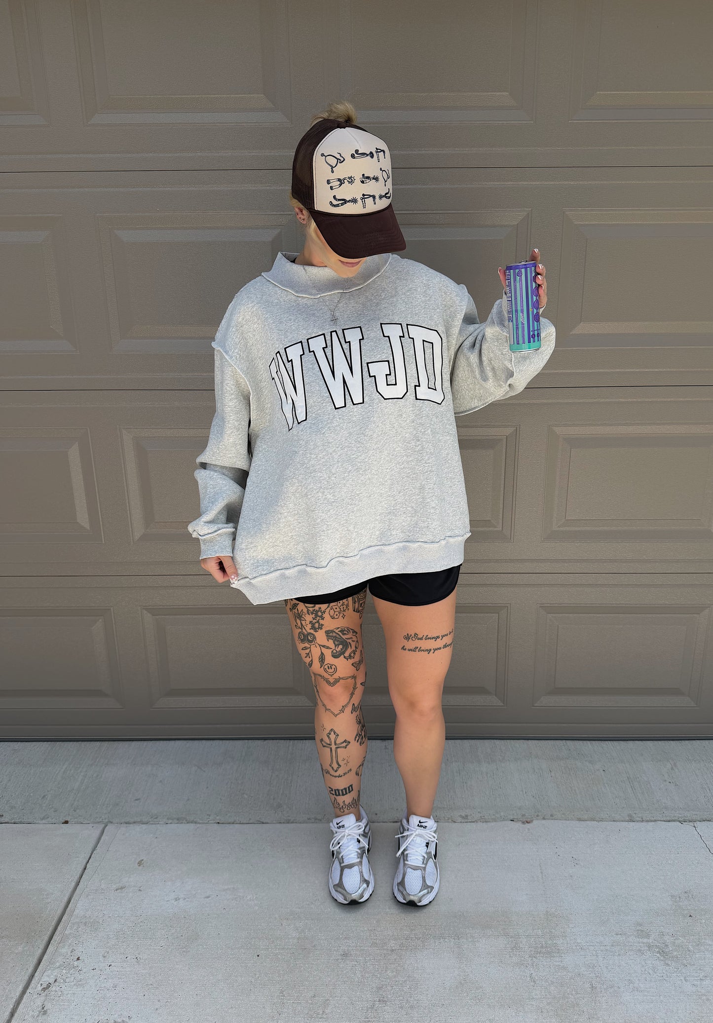 WWJD Mock Neck Sweatshirt