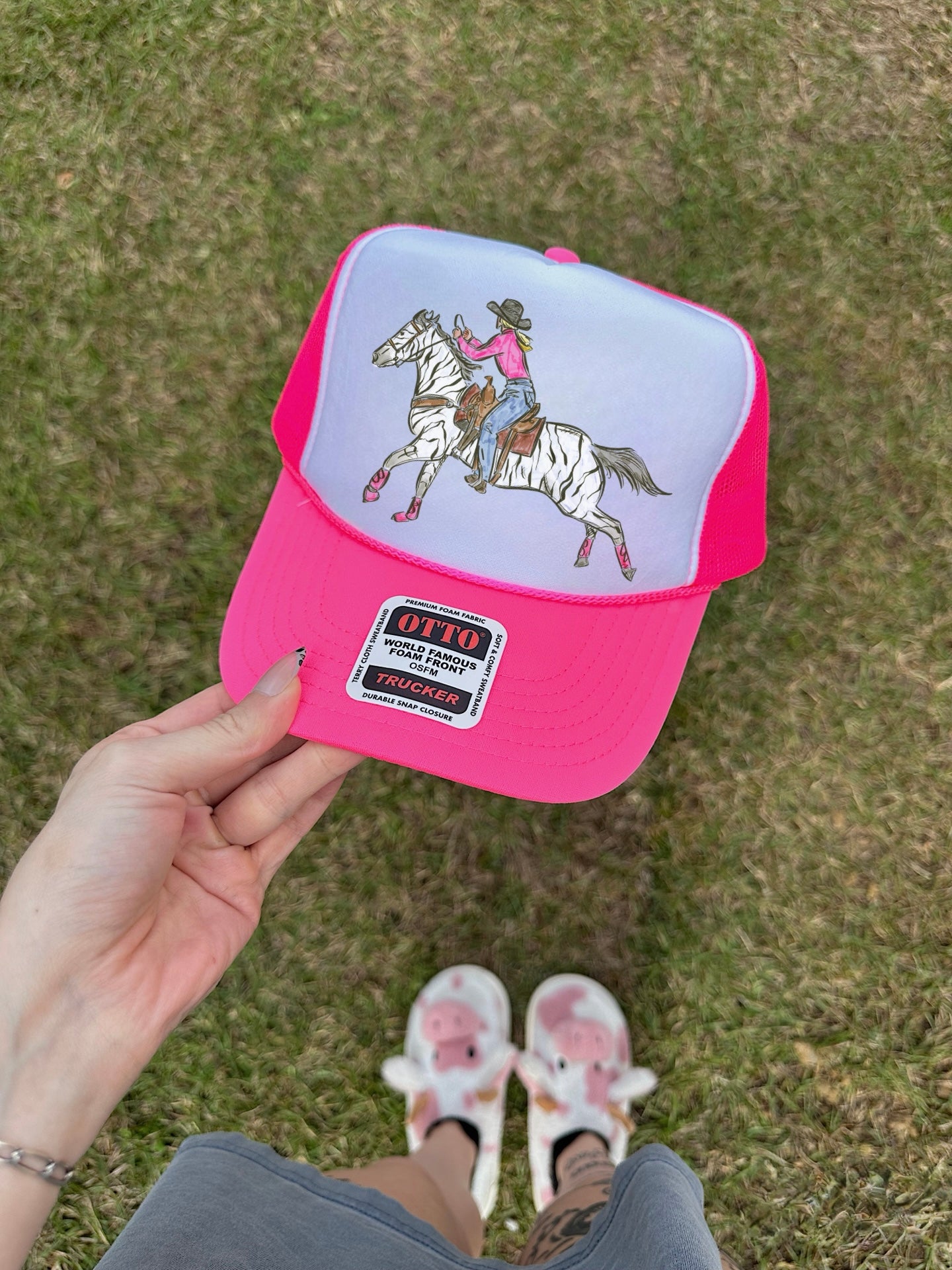 Cowgirl Chaos Trucker Hat (Multiple Color Options)