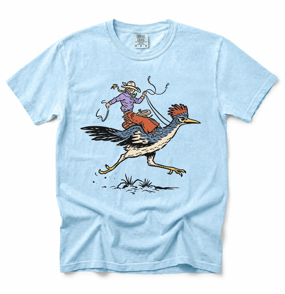 Cowgirl Roadrunner COMFORT COLORS TEE