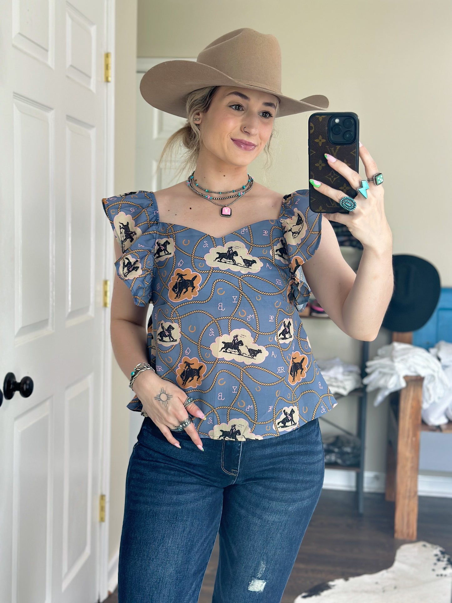 Lady Lasso Top