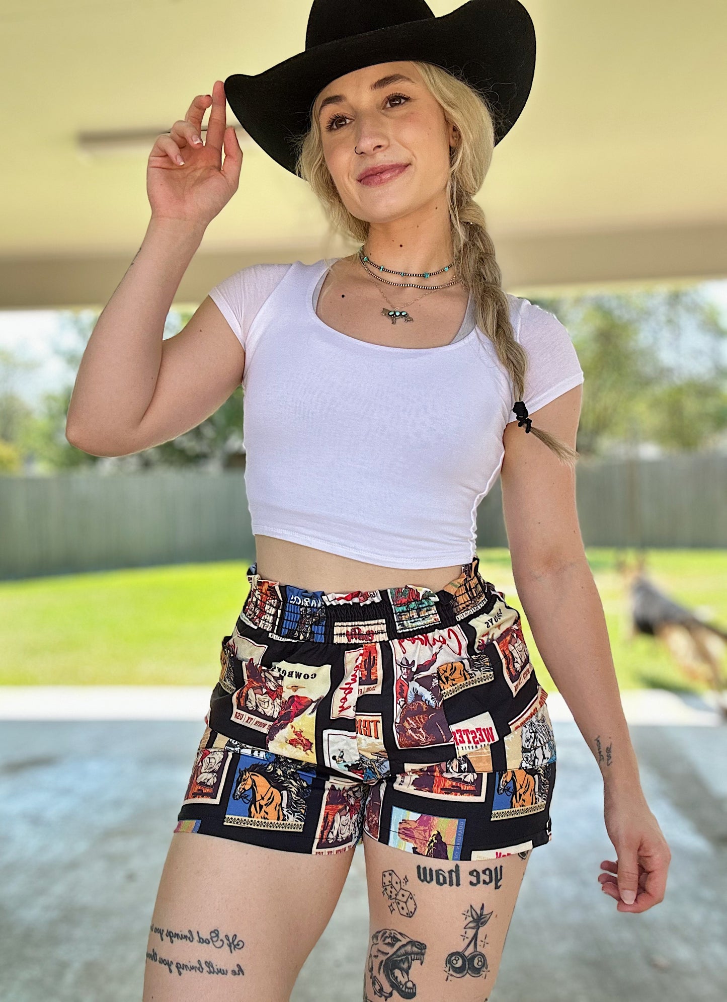 Vintage Rodeo Poster Shorts