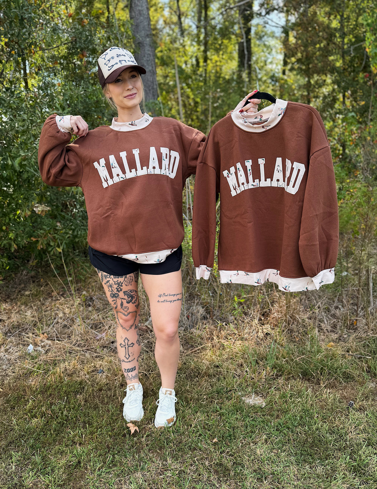 Mallard Mock Neck Sweatshirt