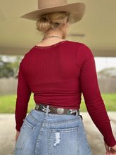 Load image into Gallery viewer, Lace Trim Long Sleeve
