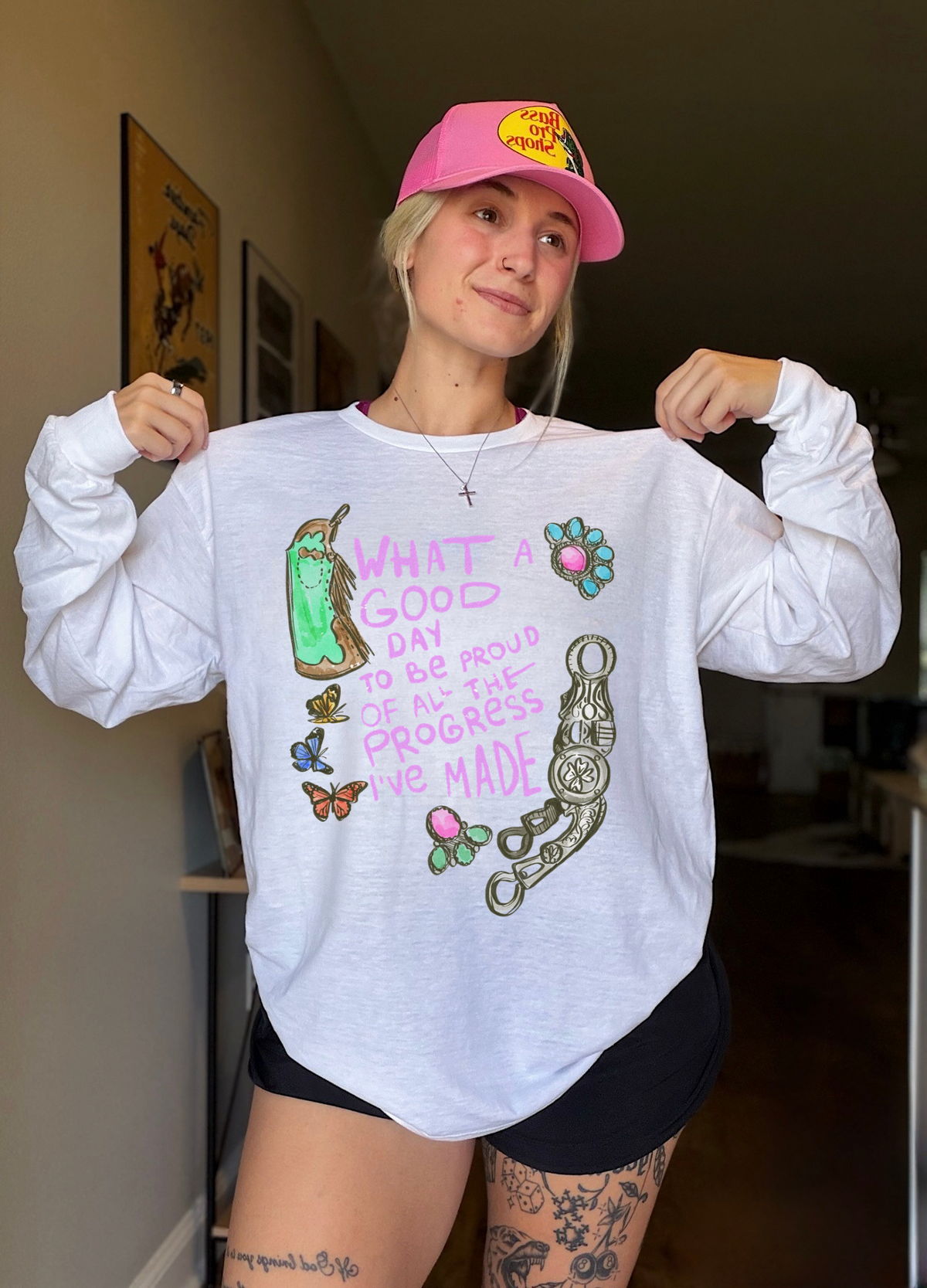 What A Good Day Long Sleeve Tee