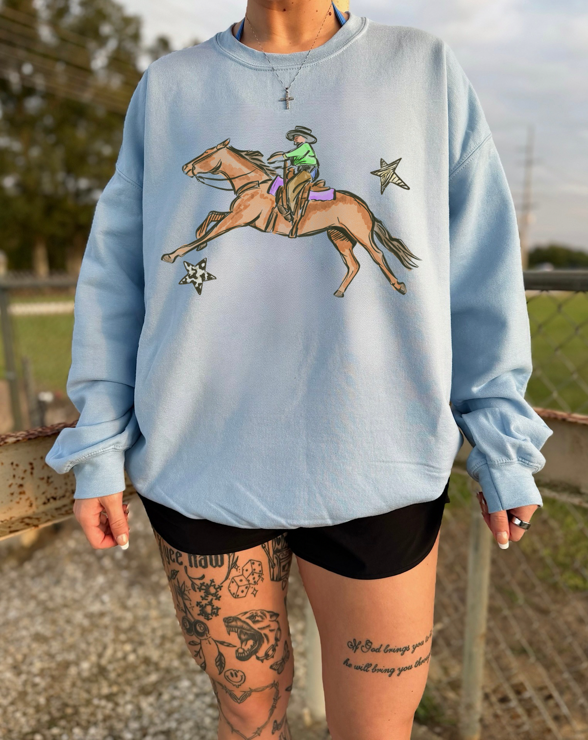 Cosmic Cowboy Crewneck