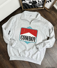 Load image into Gallery viewer, Cowboy Quarter Zip
